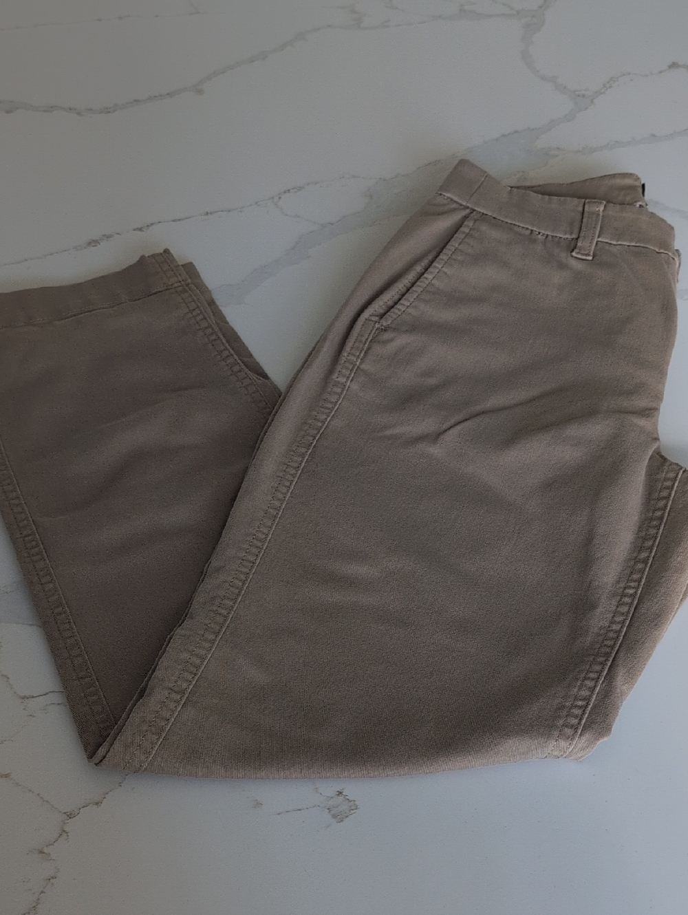 J. Crew Straight Chinos in Khaki Tan - Picture 2 of 4
